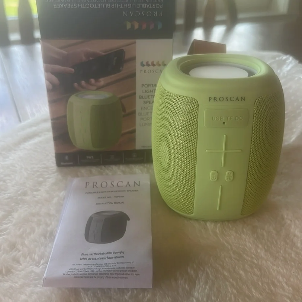 Proscan Bluetooth Lightup speaker - Picture 1 of 8